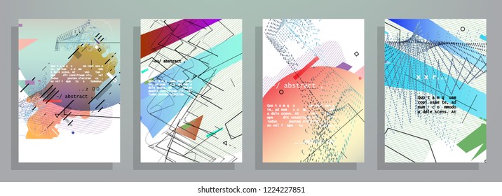 2019 Abstract background cover design. Vector pattern