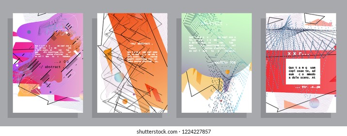 2019 Abstract background cover design. Vector pattern