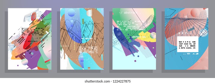 2019 Abstract background cover design. Vector pattern