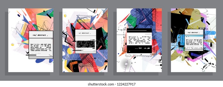 2019 Abstract background cover design. Vector pattern