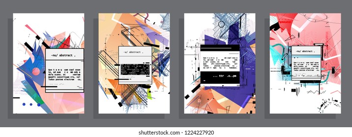 2019 Abstract background cover design. Vector pattern