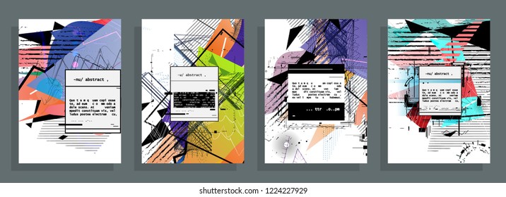 2019 Abstract background cover design. Vector pattern