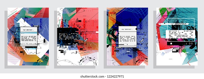 2019 Abstract background cover design. Vector pattern