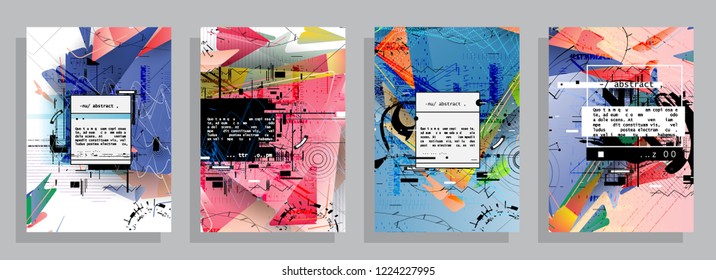 2019 Abstract background cover design. Vector pattern