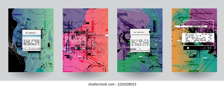 2019 Abstract background cover design. Vector pattern