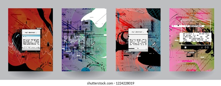 2019 Abstract background cover design. Vector pattern