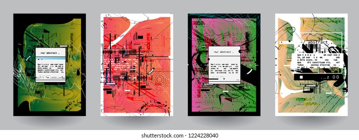 2019 Abstract background cover design. Vector pattern