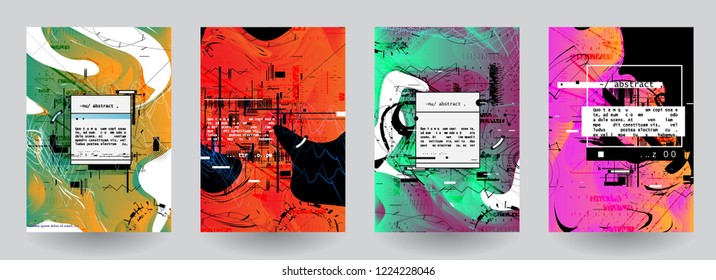 2019 Abstract background cover design. Vector pattern