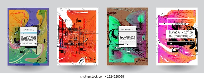 2019 Abstract background cover design. Vector pattern