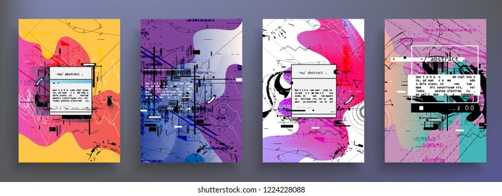 2019 Abstract background cover design. Vector pattern