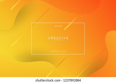 2019 blur banner design, Happy new year. 2019 new year celebration. 2019 landing page background. Fluid, liquid, wavy, dynamic shape background. Trendy and modern background color.