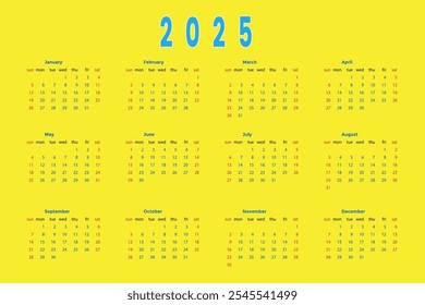 Diseño de calendario 2019 con Vector de fondo claro