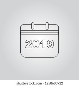 2019 calendar icon