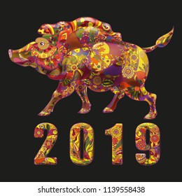 2019 chineese year symbol