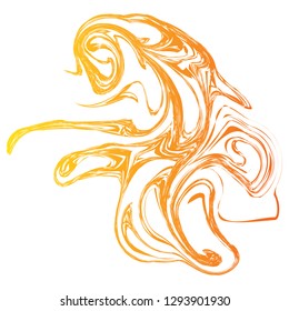 2019 color trends in abstract smoke. vector. 5k