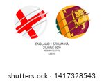 2019 Cricket Match, Vector illustration 