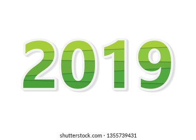 2019 ecology year concept- vector illustration
