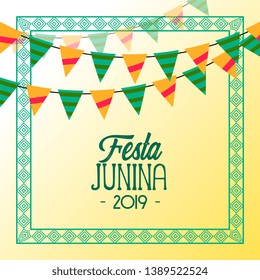 2019 festa junina holiday background