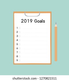 2019 goals list 
