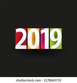 2019 Happy New Year Background for your Seasonal Flyers and Greetings Card or Christmas themed invitations