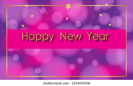 2019 Happy New Year background for your invitations, festive posters, greetings cards.