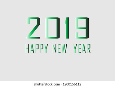 2019 Happy New Year Background for your Seasonal Flyers and Greetings Card 
