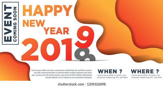 2019 Happy New Year Background for your Seasonal Flyers and Greetings Card or Christmas themed invitations