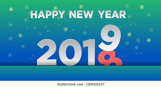2019 Happy New Year Background for your Seasonal Flyers and Greetings Card or Christmas themed invitations