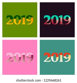 2019 Happy New Year Background for your Seasonal Flyers and Greetings Card or Christmas themed invitations