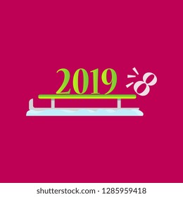 2019 Happy New Year Background for your Seasonal Flyers and Greetings Card or Christmas themed invitations