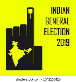 2019 Indian General Election illustration vector image