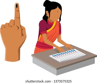 2019 Indian general election - vector