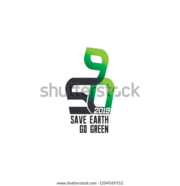 2019 Logo Design Element Save Earth The Arts Signs Symbols