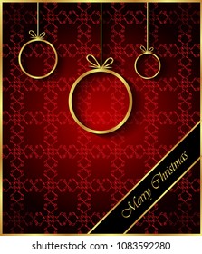 2019 Merry Christmas background for your invitations, festive posters, greetings cards.