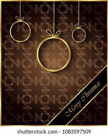 2019 Merry Christmas background for your invitations, festive posters, greetings cards.