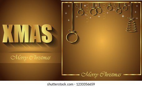 2019 Merry Christmas seasonal background for your invitations, festive posters, greetings cards.