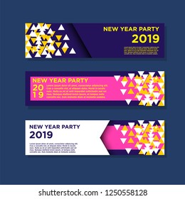 2019 new year banners