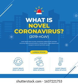 2019 Novel Coronavirus(2019-nCoV)  Campaign banner design