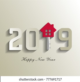 2019 for real estate, 2019 new happy year