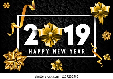 2019 ribbon Black