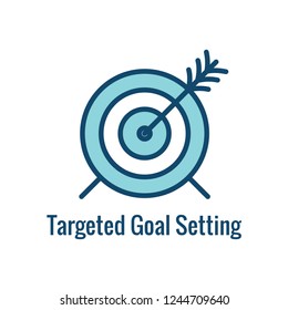2019 SMART Goals Vector graphic w various Smart goal keywords