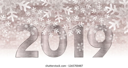 2019 Snow Christmas Background