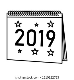 2019 starred calendar