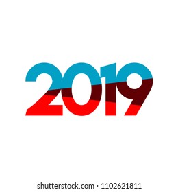 2019 Vector Template Design Illustration