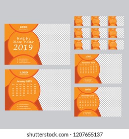 2019 Wall Calendar Template