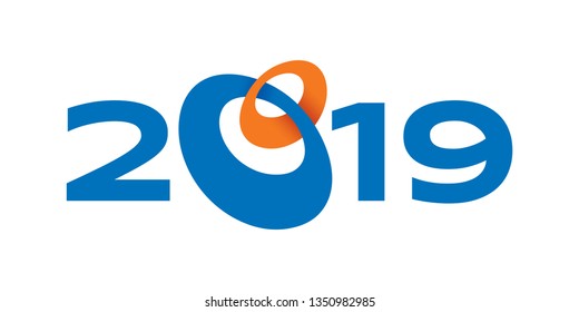 2019 year logo concept