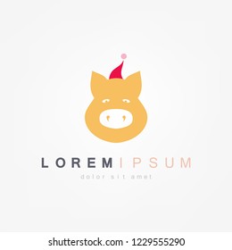 2019 Zodiac Pig , vector illustration