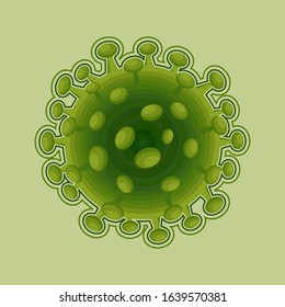 2019-nCoV. China pathogen respiratory coronavirus 2019-nCoV. Dangerous chinese ncov corona virus, SARS pandemic risk alert.