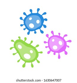 2019-nCoV China Virus coronavirus set on white background