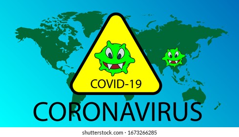 2019-nCoV Chinesischer Koronavirus-Beatmungsstoff in der Welt. Koronavirus-Pandemie.Covid-19. Die ganze Welt ist krank mit dem Virus.